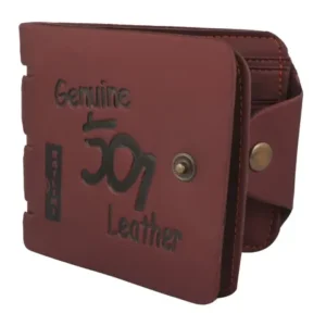 Classic World Genuine 501 Leather Logo Designer Stylish wallet