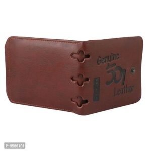 Classic World Genuine 501 Leather Logo Designer Stylish wallet