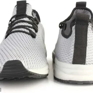 Stylish Grey Flyknit Colourblocked Walking Shoes For Men